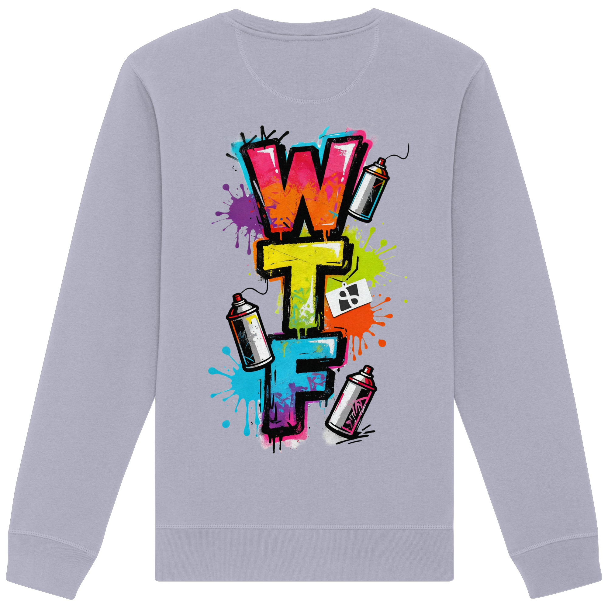 WTF - "Wear The Fair" Print mit besticktem Emblem - Organic Basic Unisex Sweatshirt