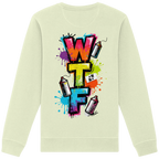 WTF - "Wear The Fair" Print mit besticktem Emblem - Organic Basic Unisex Sweatshirt