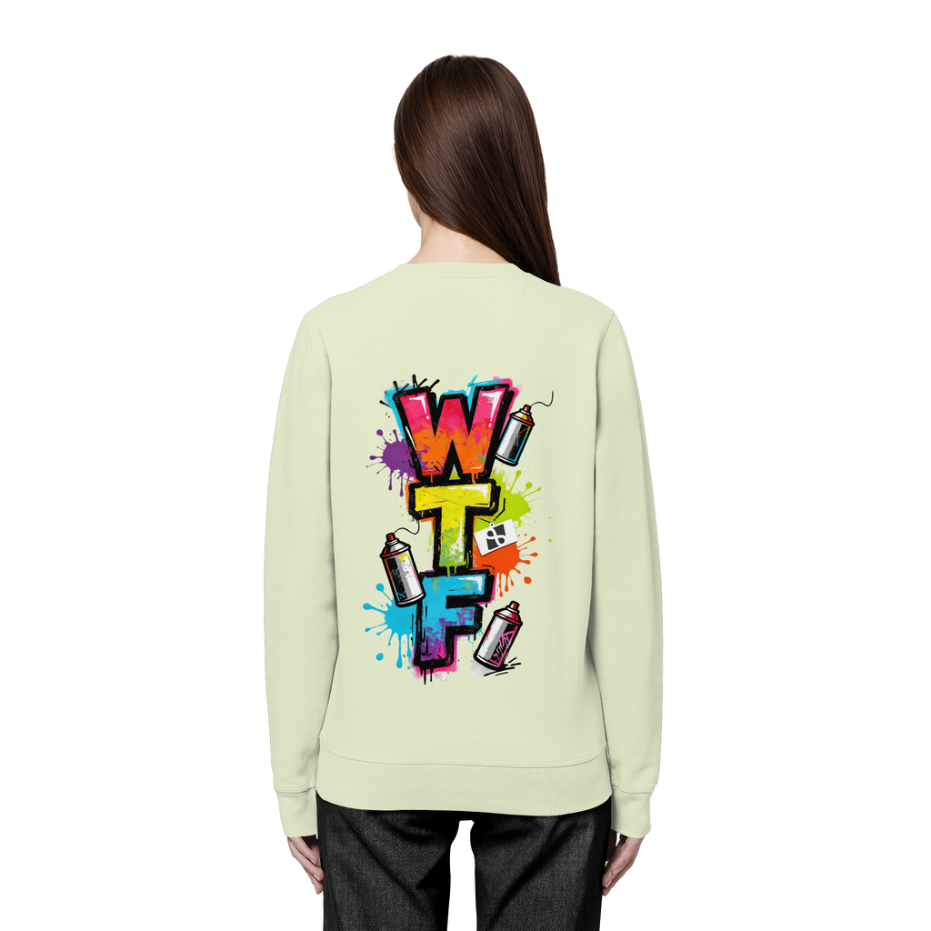 WTF - "Wear The Fair" Print mit besticktem Emblem - Organic Basic Unisex Sweatshirt