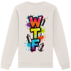 WTF - "Wear The Fair" Print mit besticktem Emblem - Organic Basic Unisex Sweatshirt