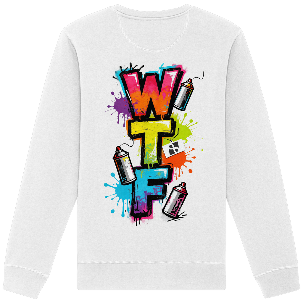 WTF - "Wear The Fair" Print mit besticktem Emblem - Organic Basic Unisex Sweatshirt
