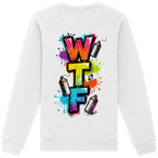 WTF - "Wear The Fair" Print mit besticktem Emblem - Organic Basic Unisex Sweatshirt
