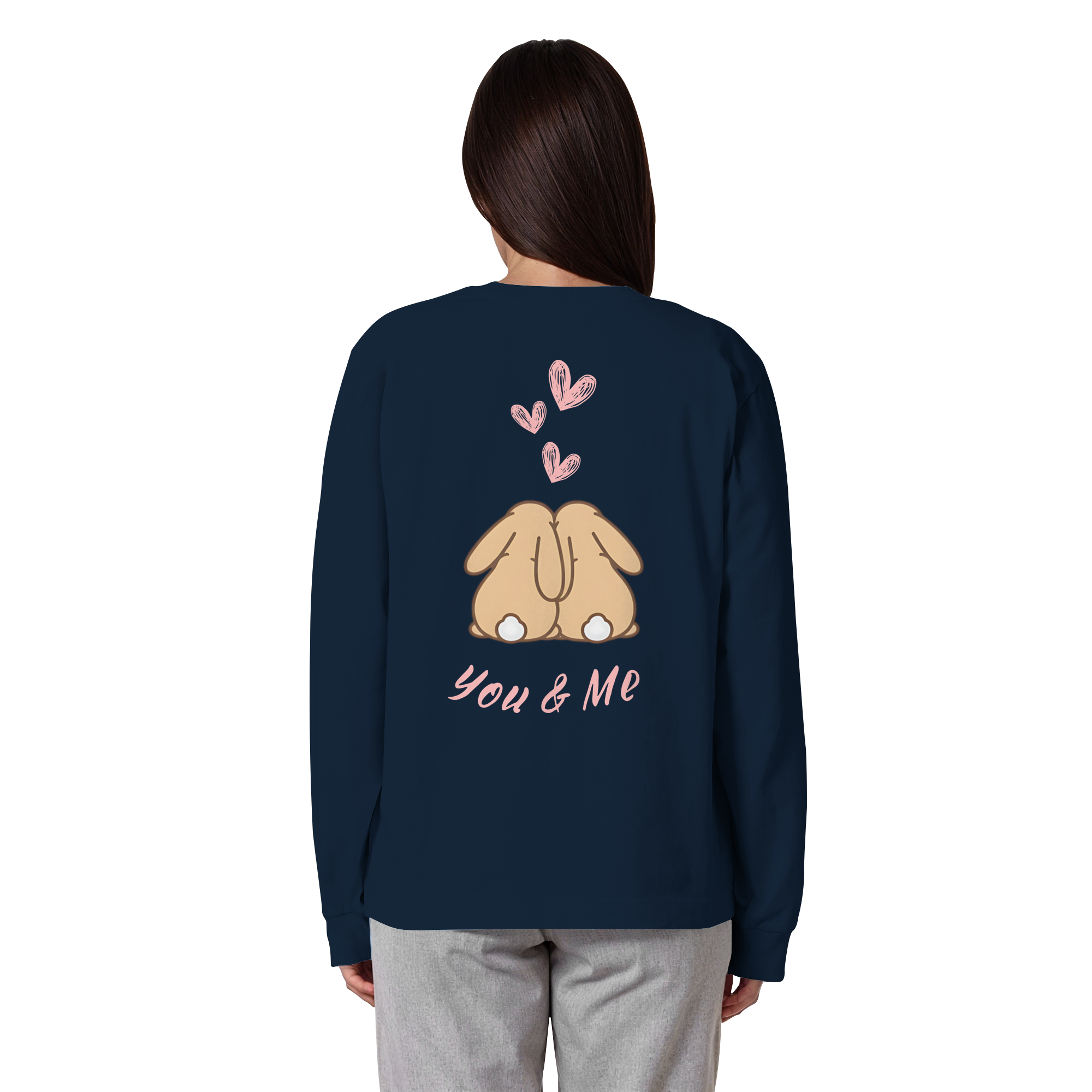 YOU&ME - Organic Heavy Oversized Longsleeve T-Shirt