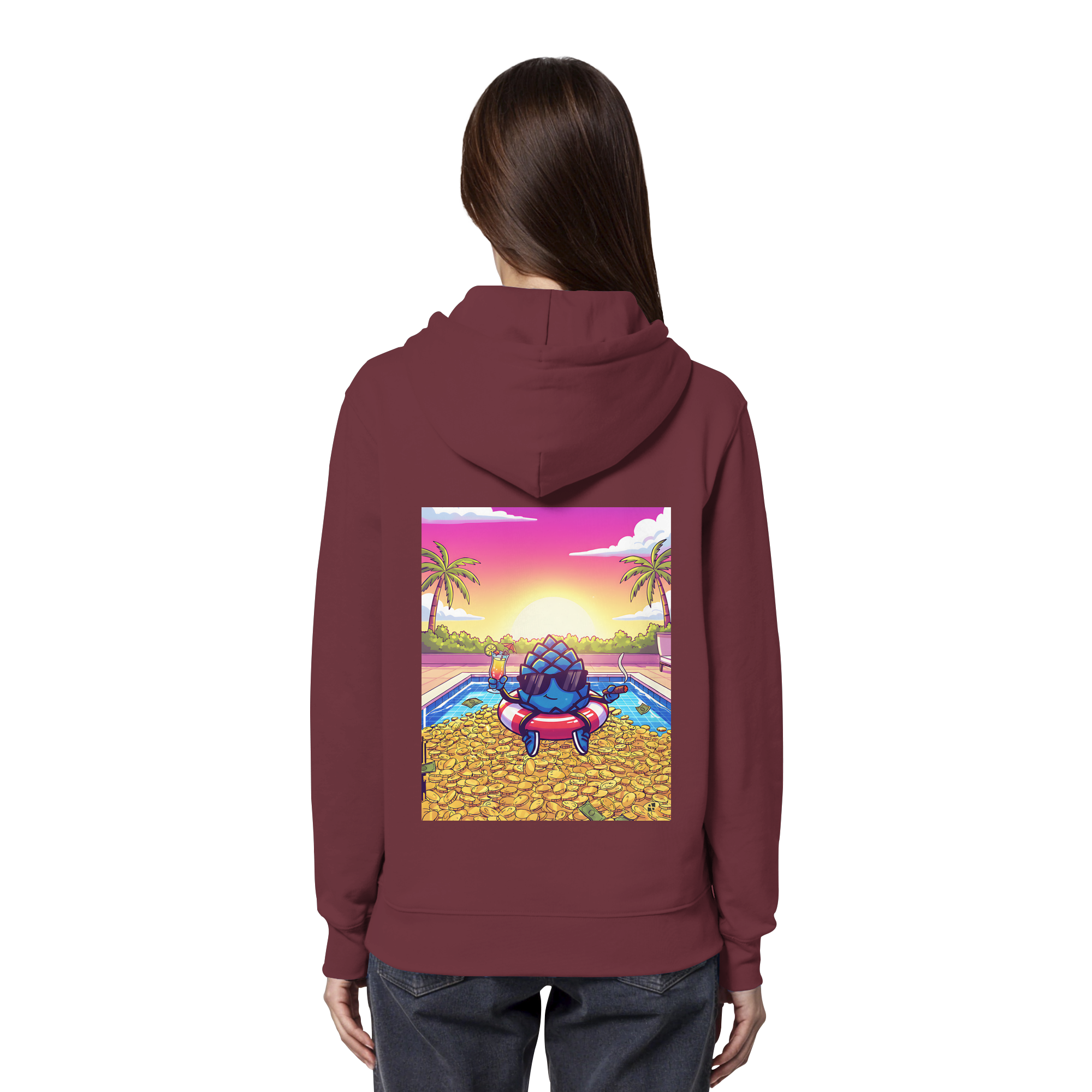 Zirbinator Money & Gold - Organic Hoodie
