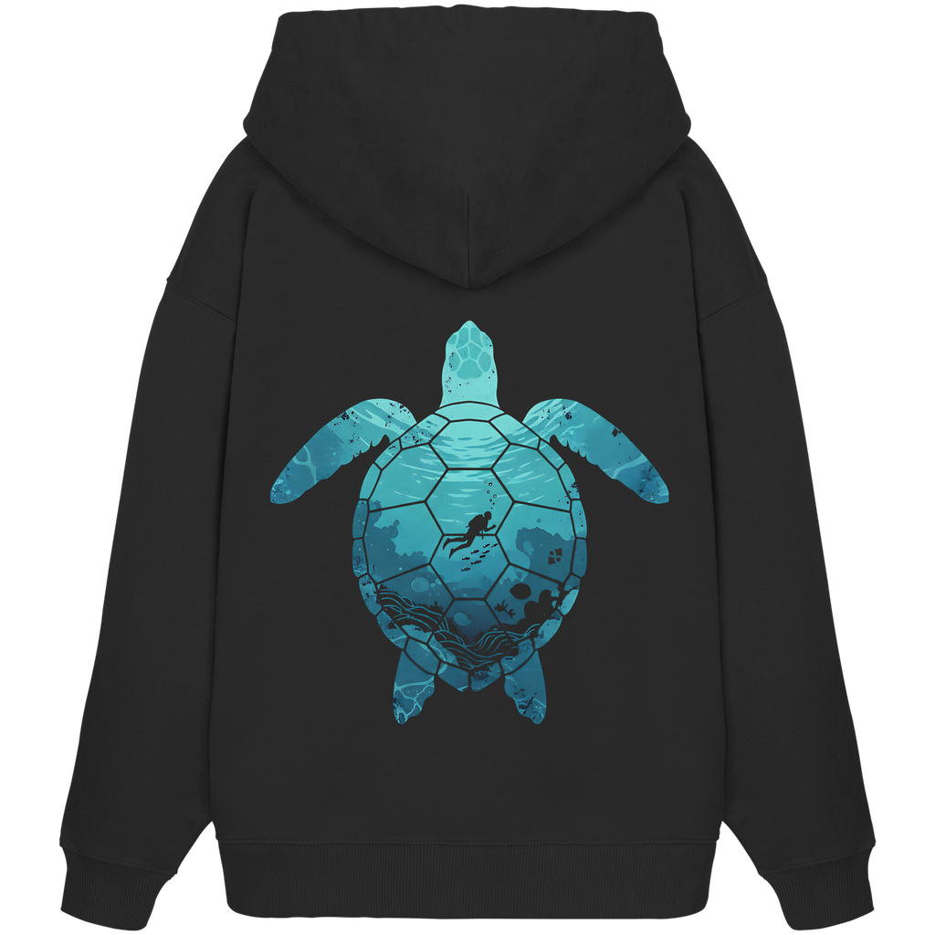 Deep Sea Turtle Oversize Hoodie