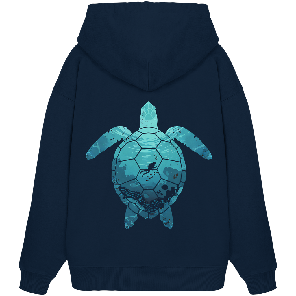 Deep Sea Turtle Oversize Hoodie