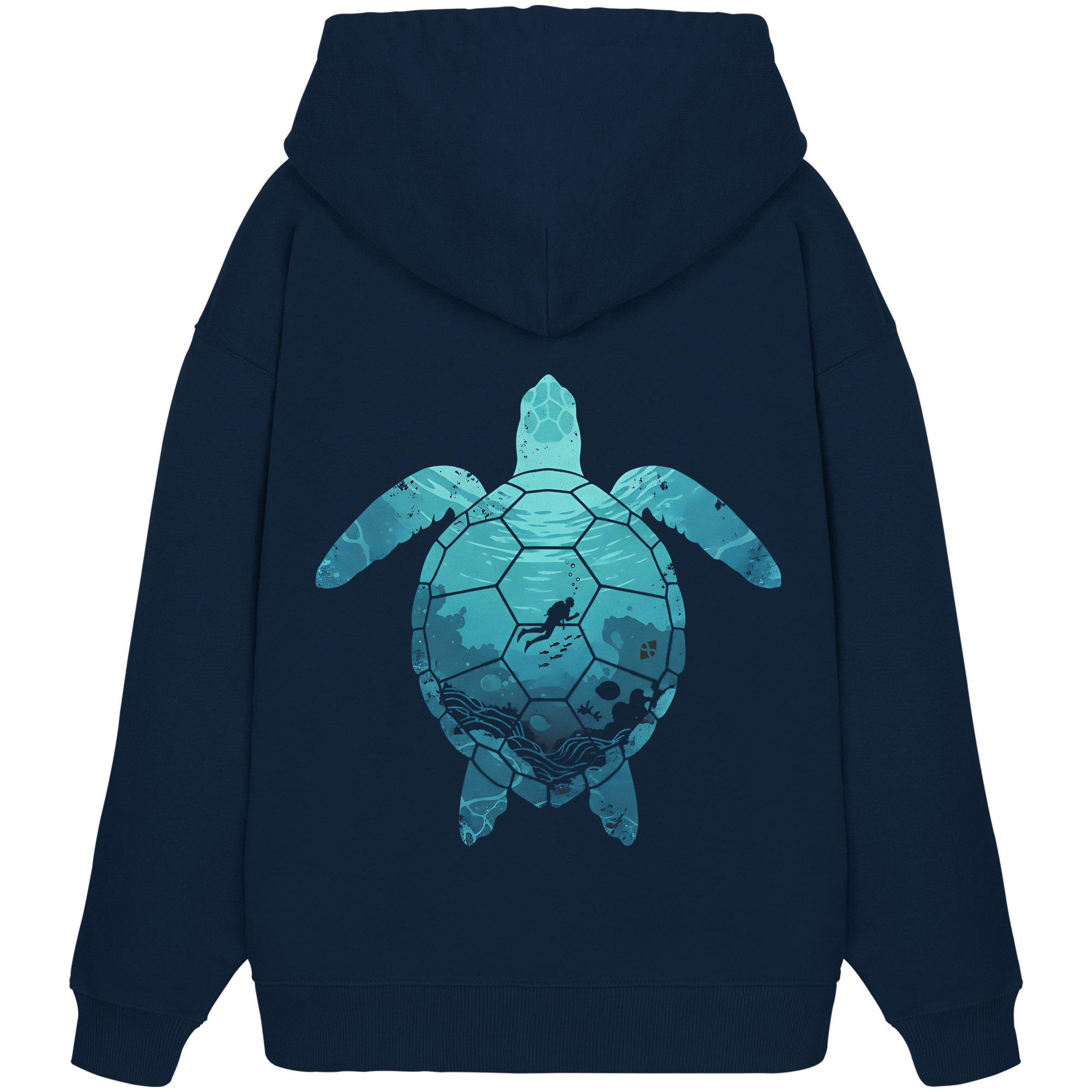 Deep Sea Turtle Oversize Hoodie