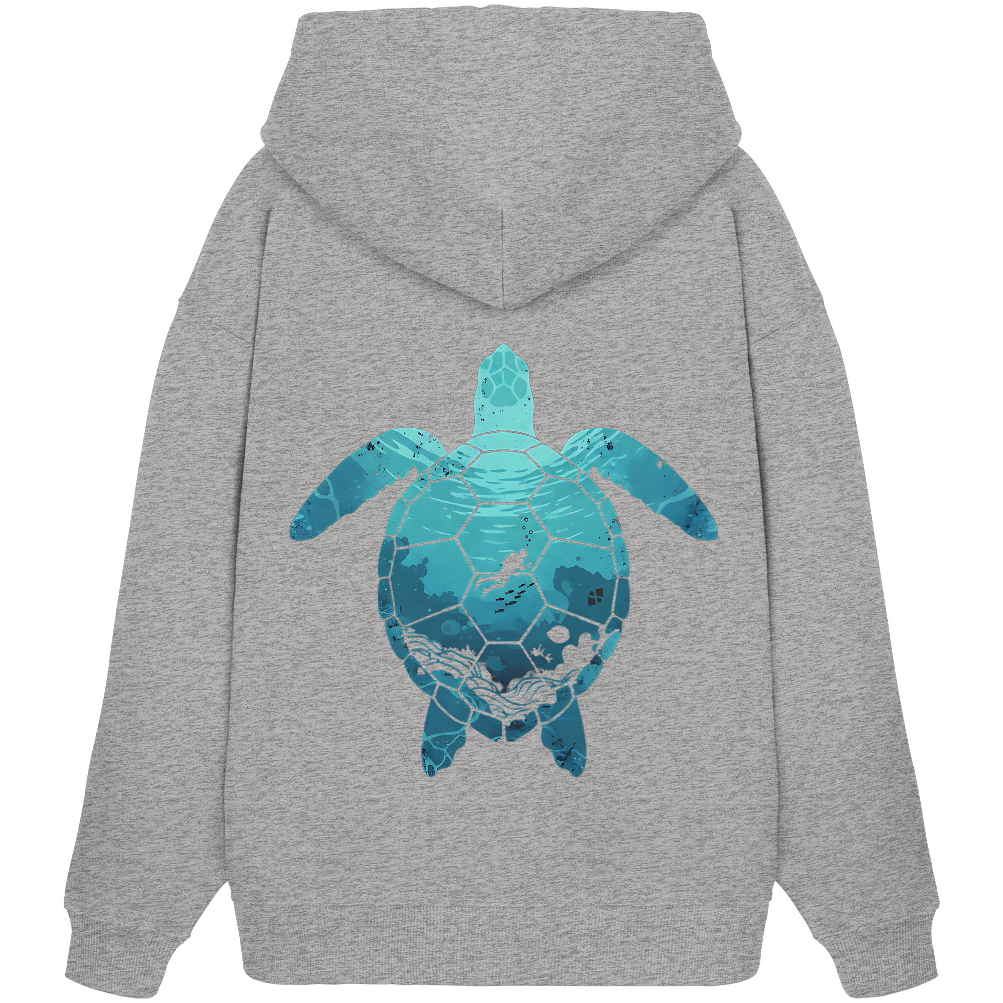 Deep Sea Turtle Oversize Hoodie