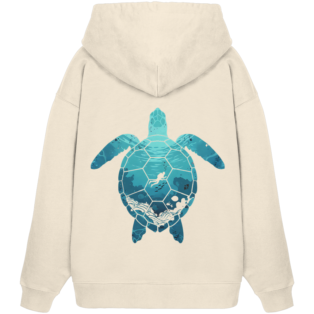 Deep Sea Turtle Oversize Hoodie