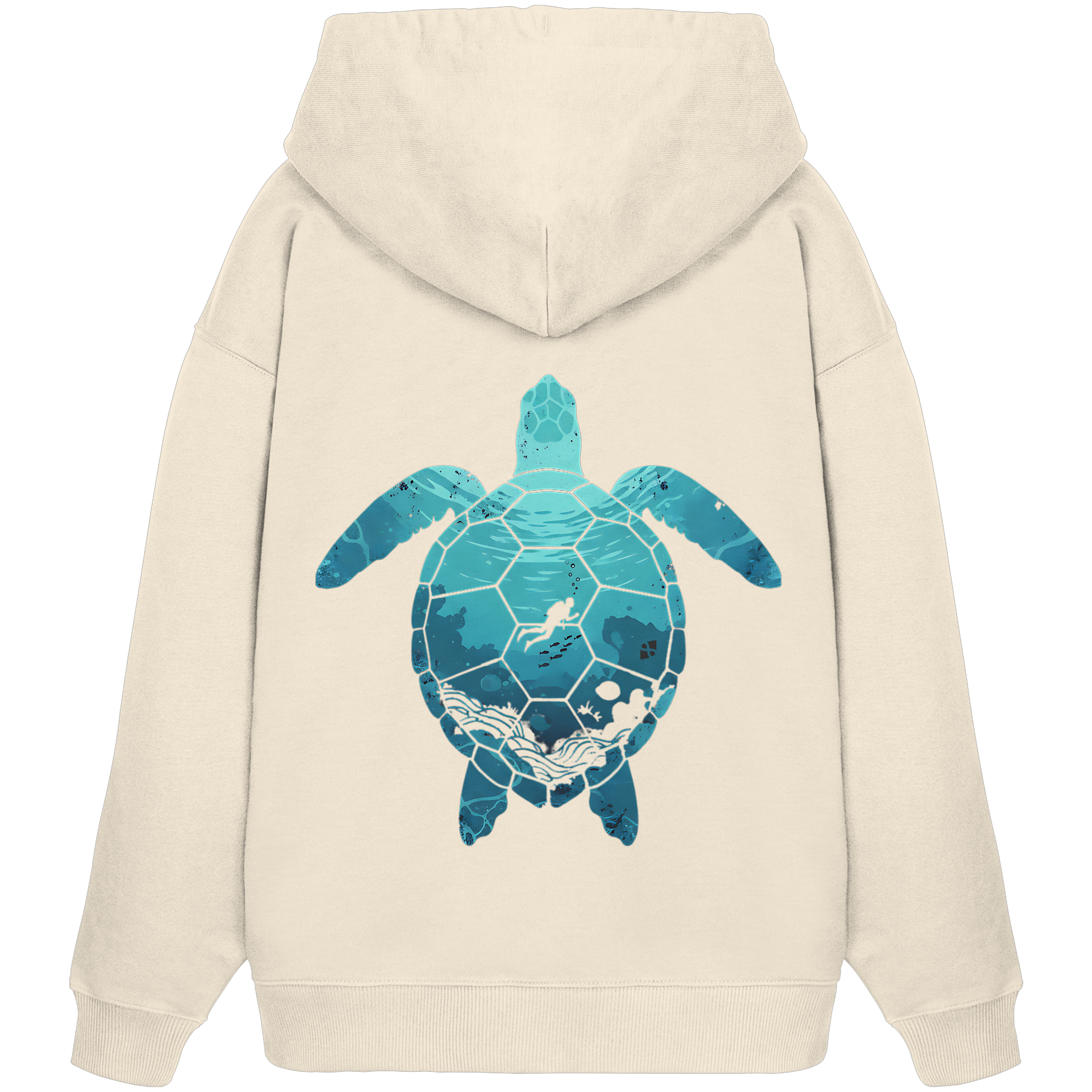 Deep Sea Turtle Oversize Hoodie