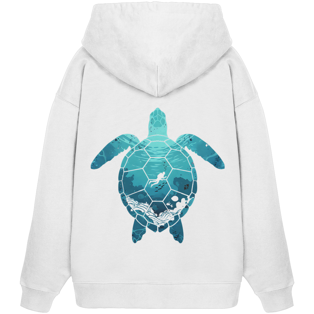 Deep Sea Turtle Oversize Hoodie