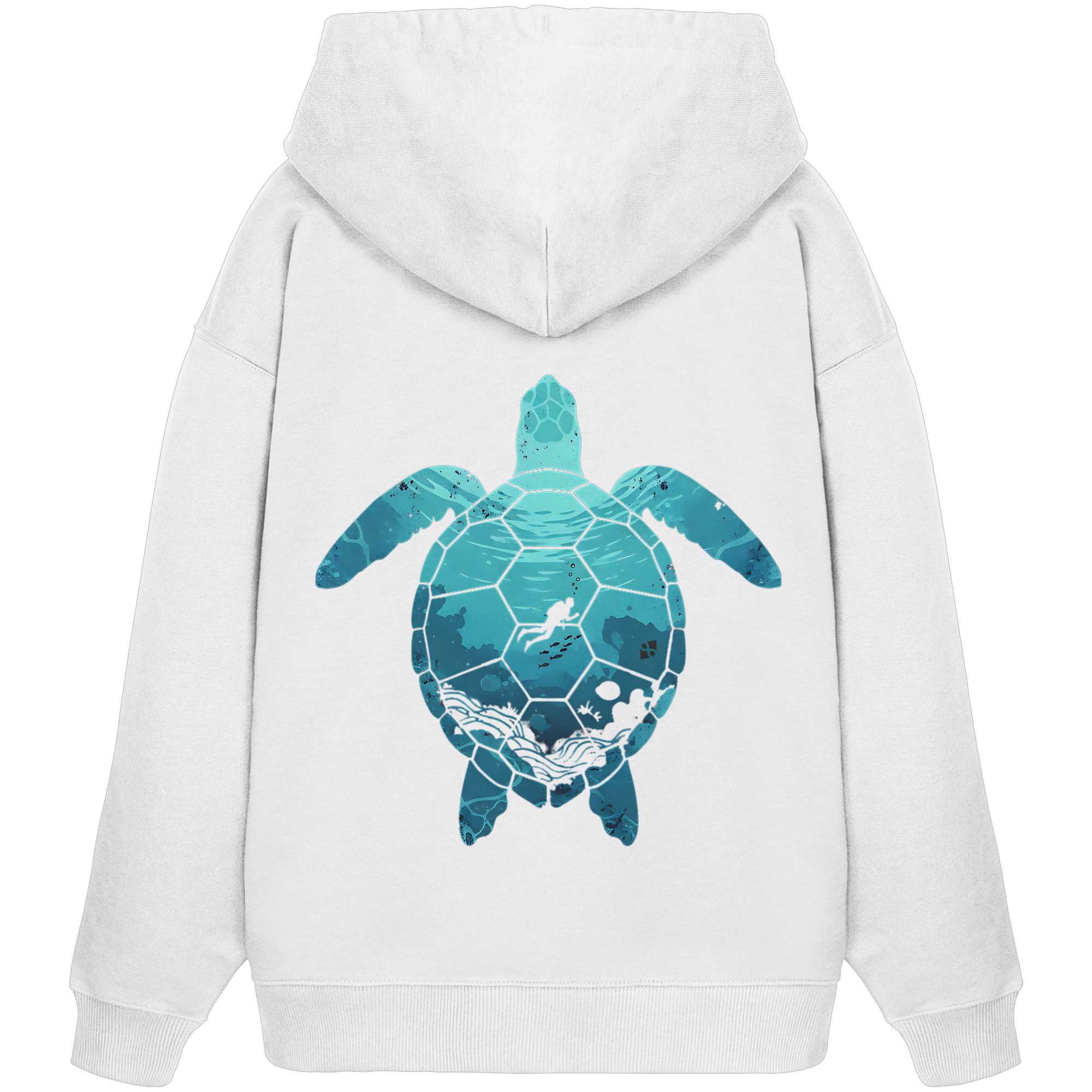 Deep Sea Turtle Oversize Hoodie