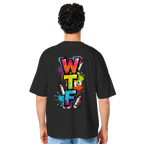WTF - "Wear The Fair" Print mit besticktem Emblem - Organic Oversize Shirt