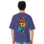 WTF - "Wear The Fair" Print mit besticktem Emblem - Organic Oversize Shirt
