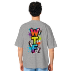 WTF - "Wear The Fair" Print mit besticktem Emblem - Organic Oversize Shirt
