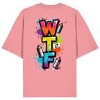 WTF - "Wear The Fair" Print mit besticktem Emblem - Organic Oversize Shirt