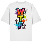 WTF - "Wear The Fair" Print mit besticktem Emblem - Organic Oversize Shirt