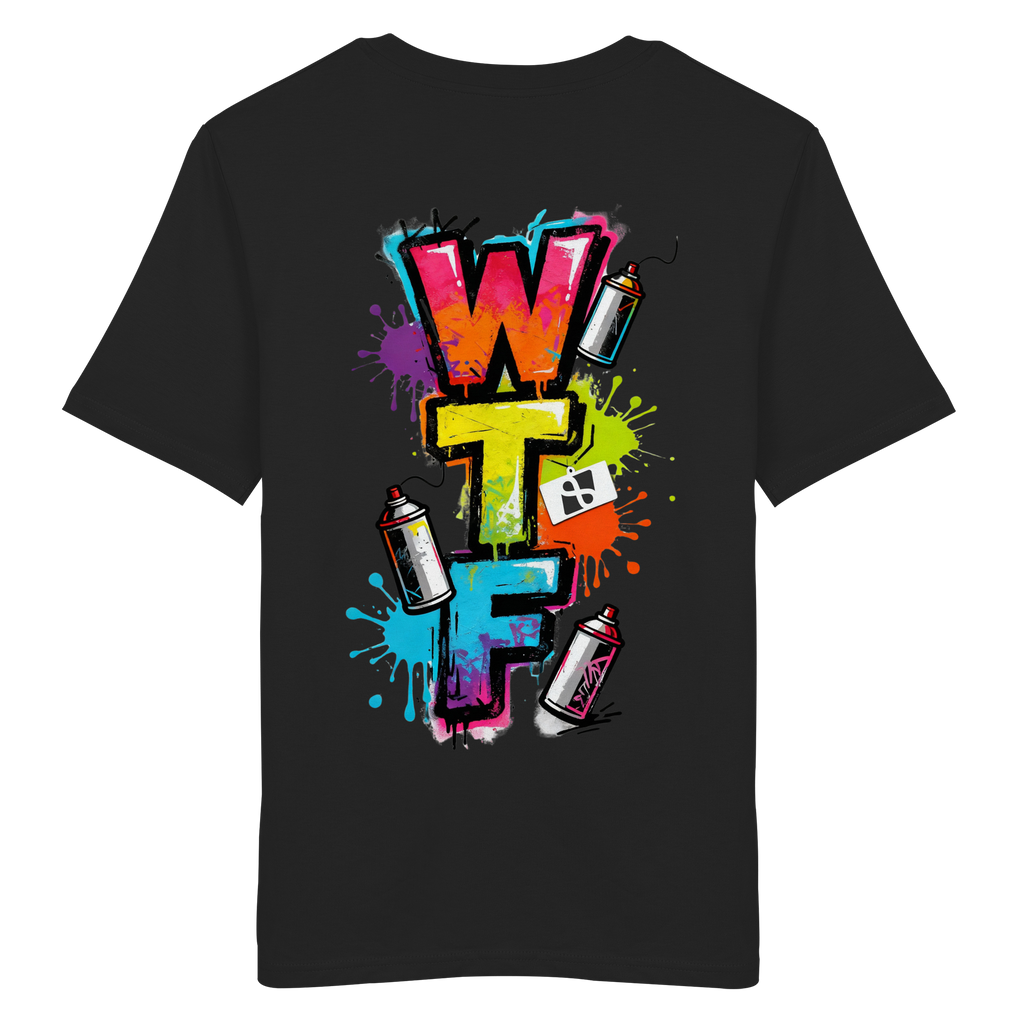 WTF - "Wear The Fair" Print mit besticktem Emblem - Organic Shirt