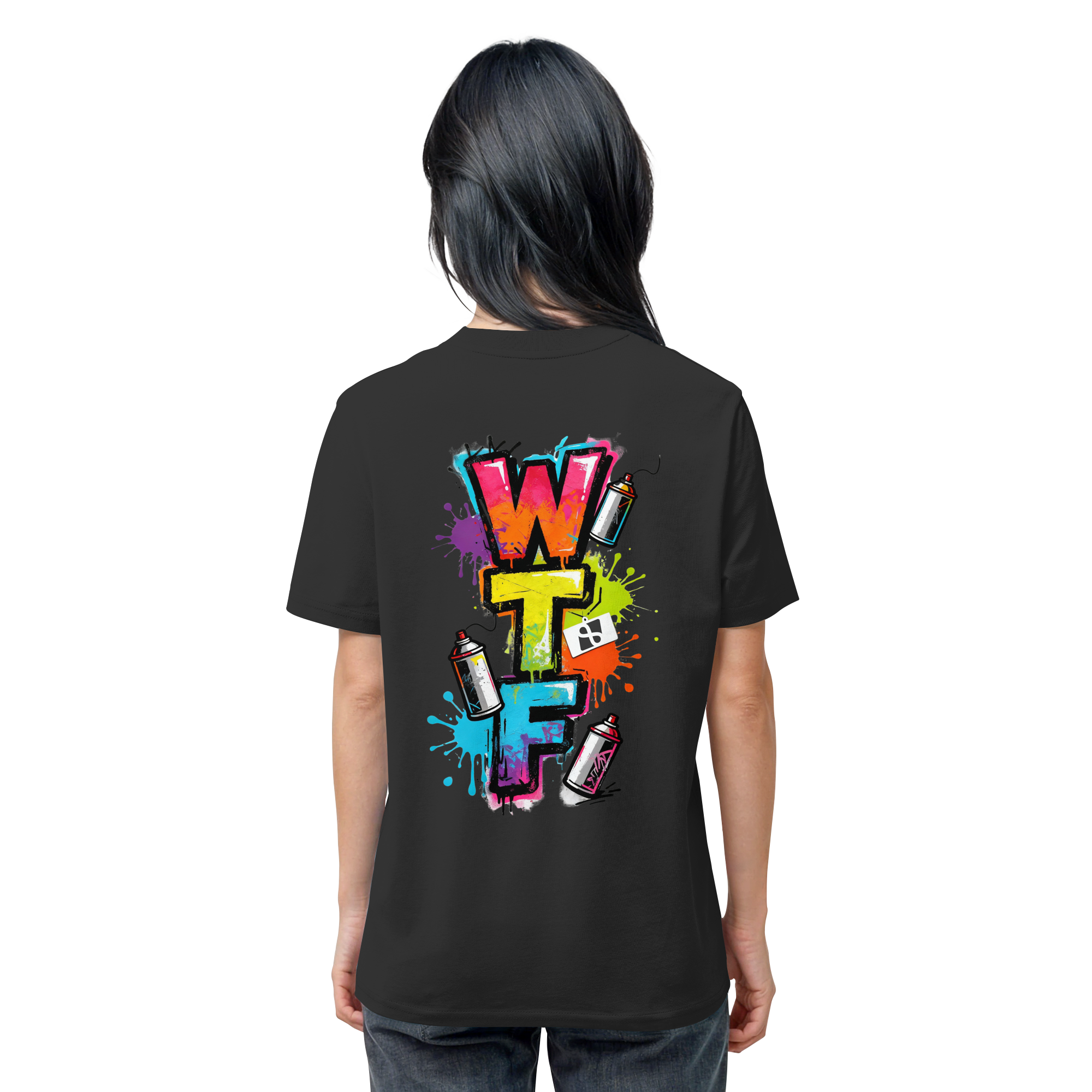 WTF - "Wear The Fair" Print mit besticktem Emblem - Organic Shirt