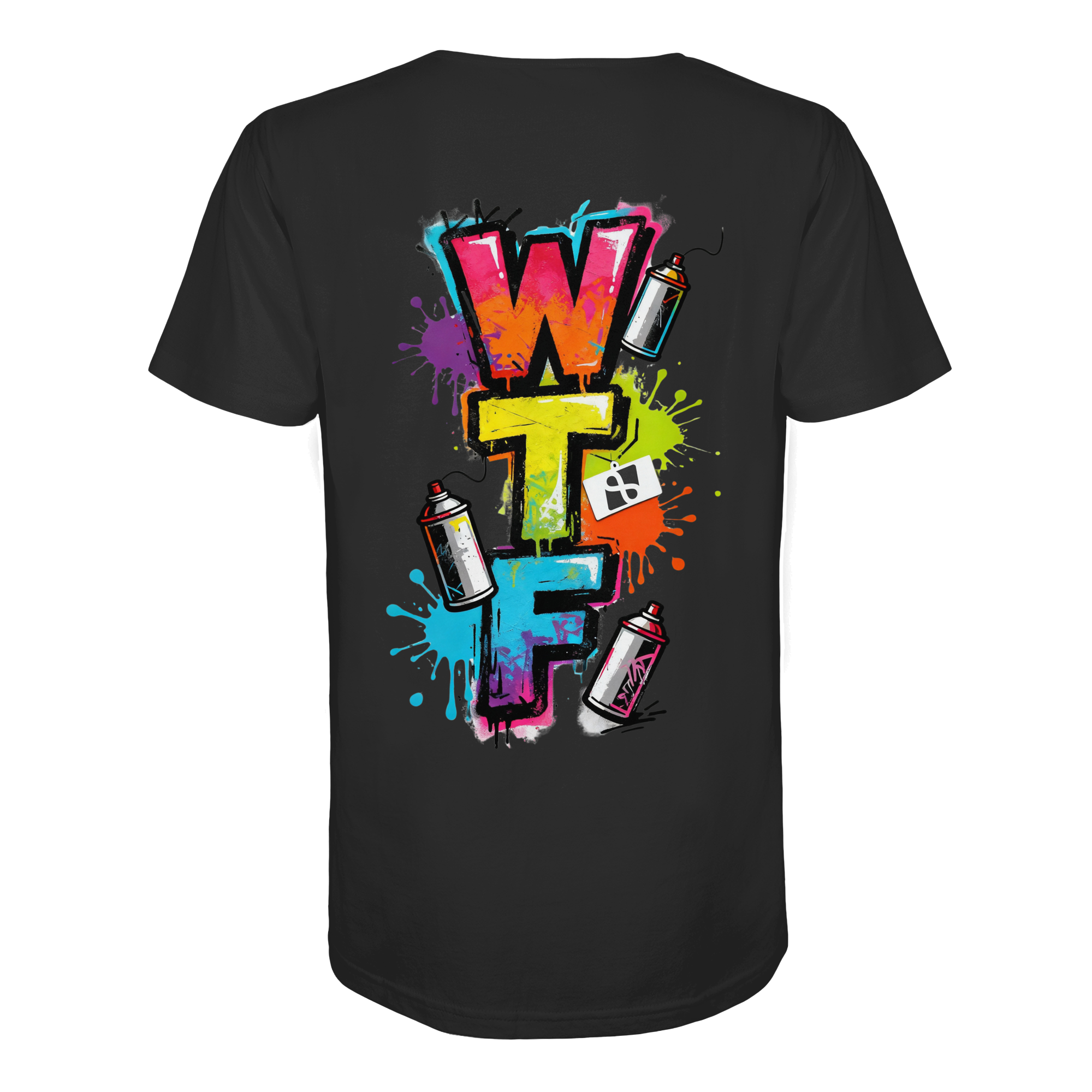WTF - "Wear The Fair" Print mit besticktem Emblem - Organic Shirt