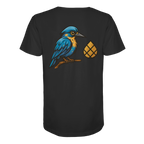 Tannenhäher mit Zirbelnuss + Emblem Stick - Organic Shirt