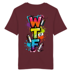 WTF - "Wear The Fair" Print mit besticktem Emblem - Organic Shirt