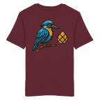 Tannenhäher mit Zirbelnuss + Emblem Stick - Organic Shirt