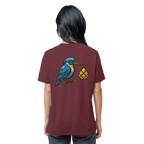 Tannenhäher mit Zirbelnuss + Emblem Stick - Organic Shirt