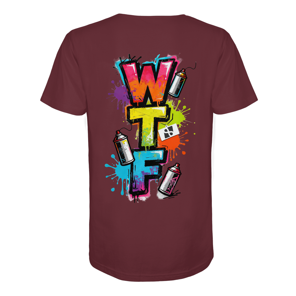 WTF - "Wear The Fair" Print mit besticktem Emblem - Organic Shirt