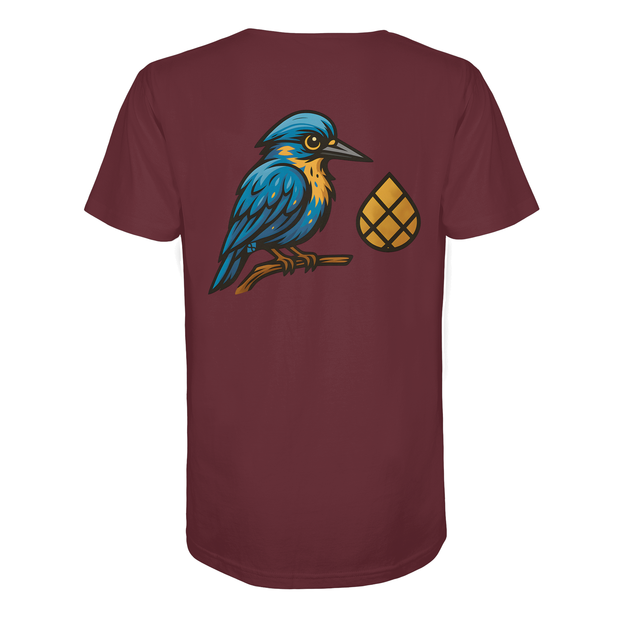 Tannenhäher mit Zirbelnuss + Emblem Stick - Organic Shirt