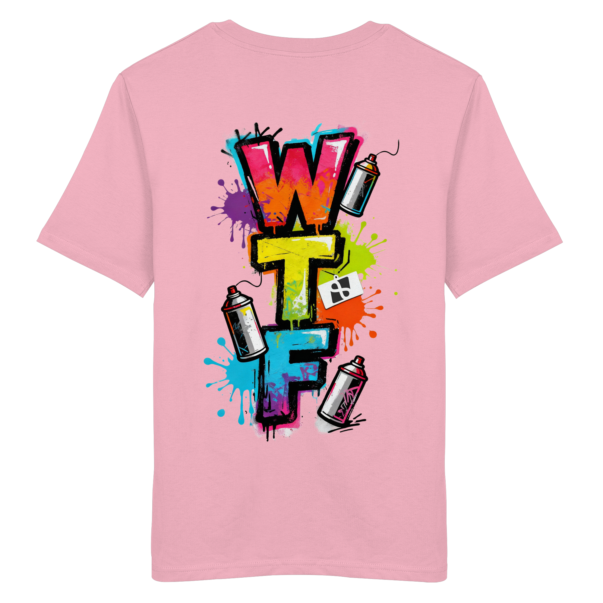 WTF - "Wear The Fair" Print mit besticktem Emblem - Organic Shirt