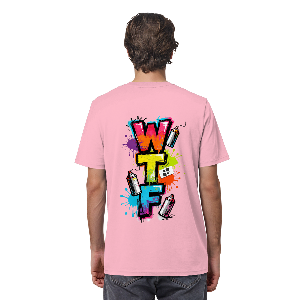 WTF - "Wear The Fair" Print mit besticktem Emblem - Organic Shirt