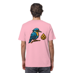 Tannenhäher mit Zirbelnuss + Emblem Stick - Organic Shirt