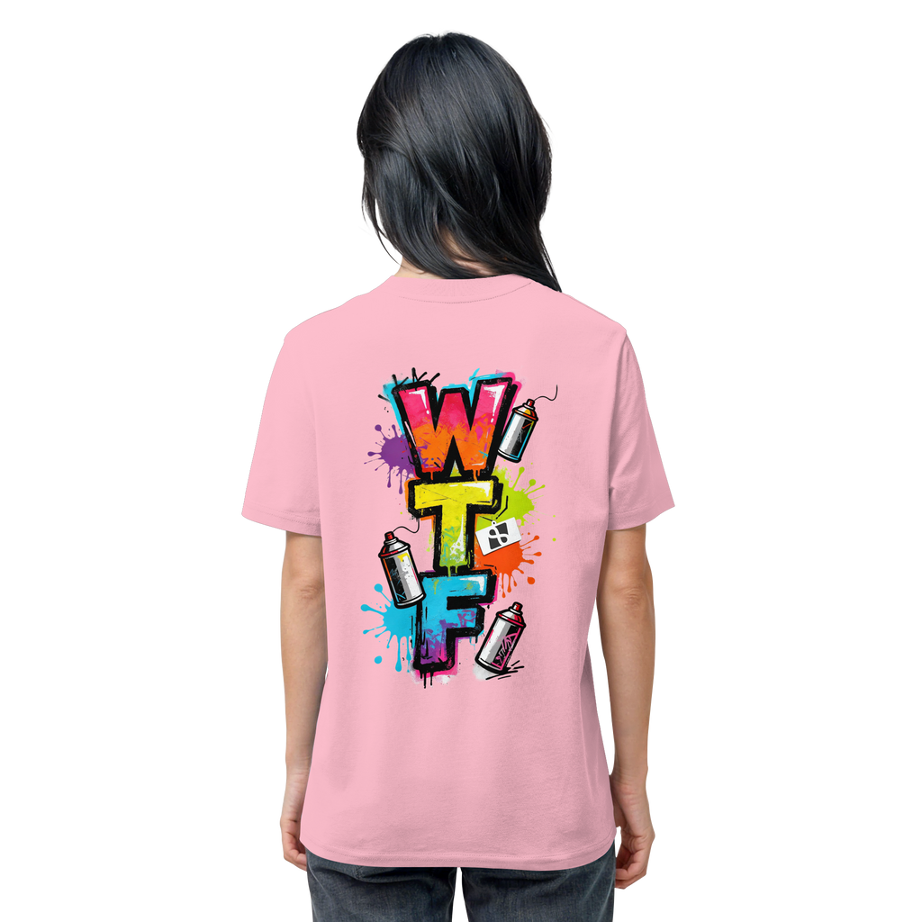 WTF - "Wear The Fair" Print mit besticktem Emblem - Organic Shirt