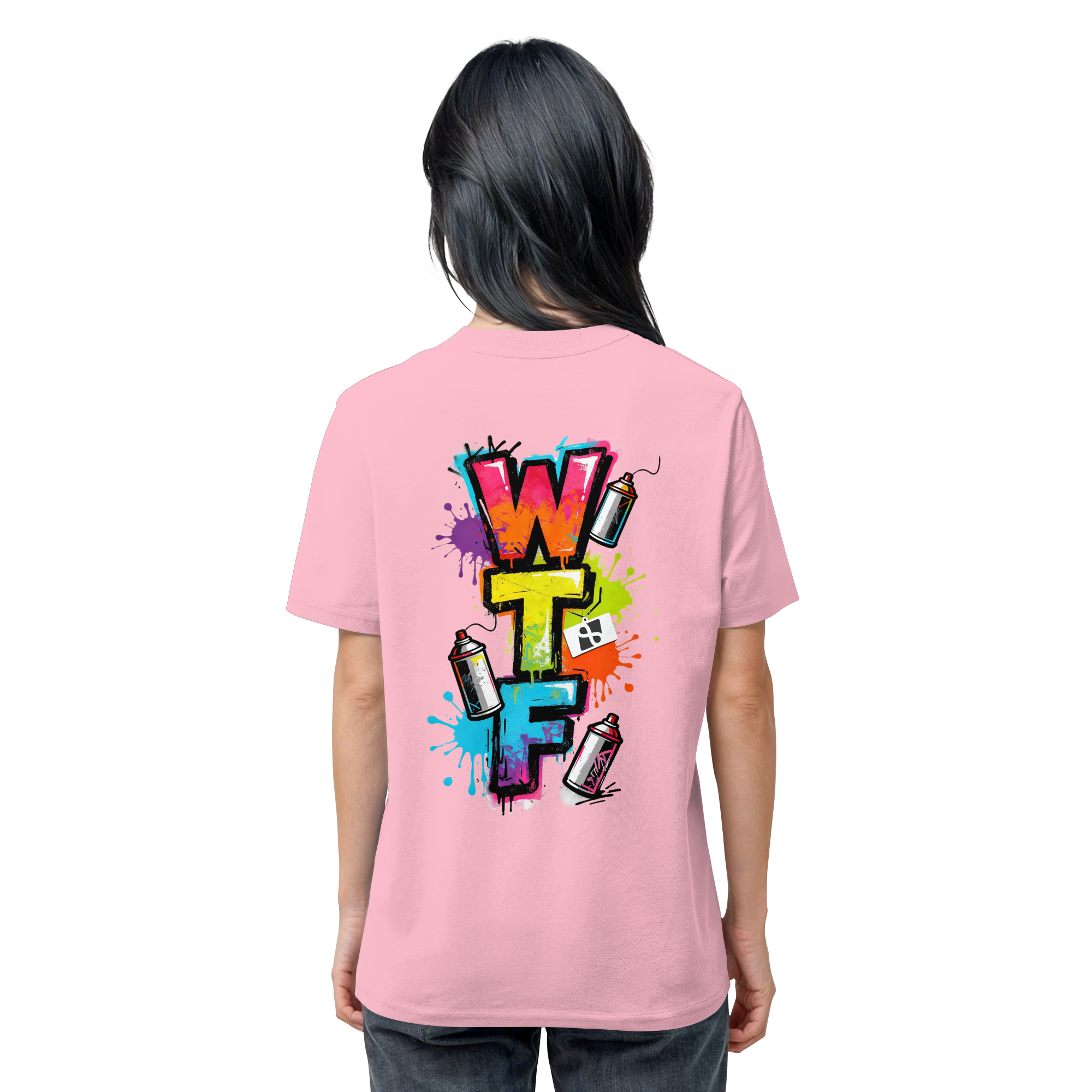 WTF - "Wear The Fair" Print mit besticktem Emblem - Organic Shirt