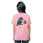 Tannenhäher mit Zirbelnuss + Emblem Stick - Organic Shirt