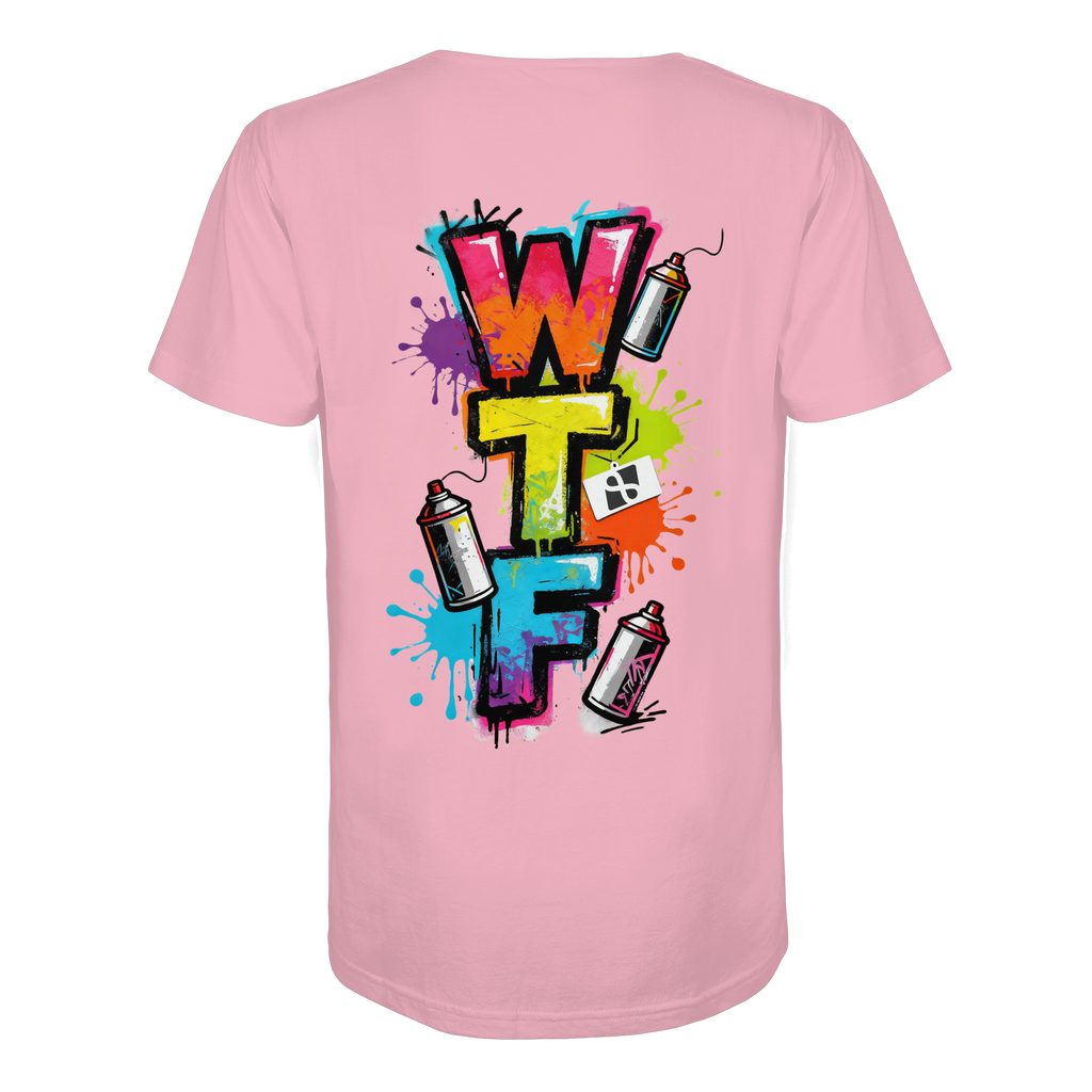 WTF - "Wear The Fair" Print mit besticktem Emblem - Organic Shirt
