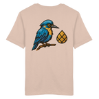 Tannenhäher mit Zirbelnuss + Emblem Stick - Organic Shirt