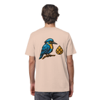 Tannenhäher mit Zirbelnuss + Emblem Stick - Organic Shirt