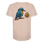 Tannenhäher mit Zirbelnuss + Emblem Stick - Organic Shirt