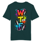 WTF - "Wear The Fair" Print mit besticktem Emblem - Organic Shirt