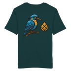 Tannenhäher mit Zirbelnuss + Emblem Stick - Organic Shirt