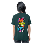 WTF - "Wear The Fair" Print mit besticktem Emblem - Organic Shirt
