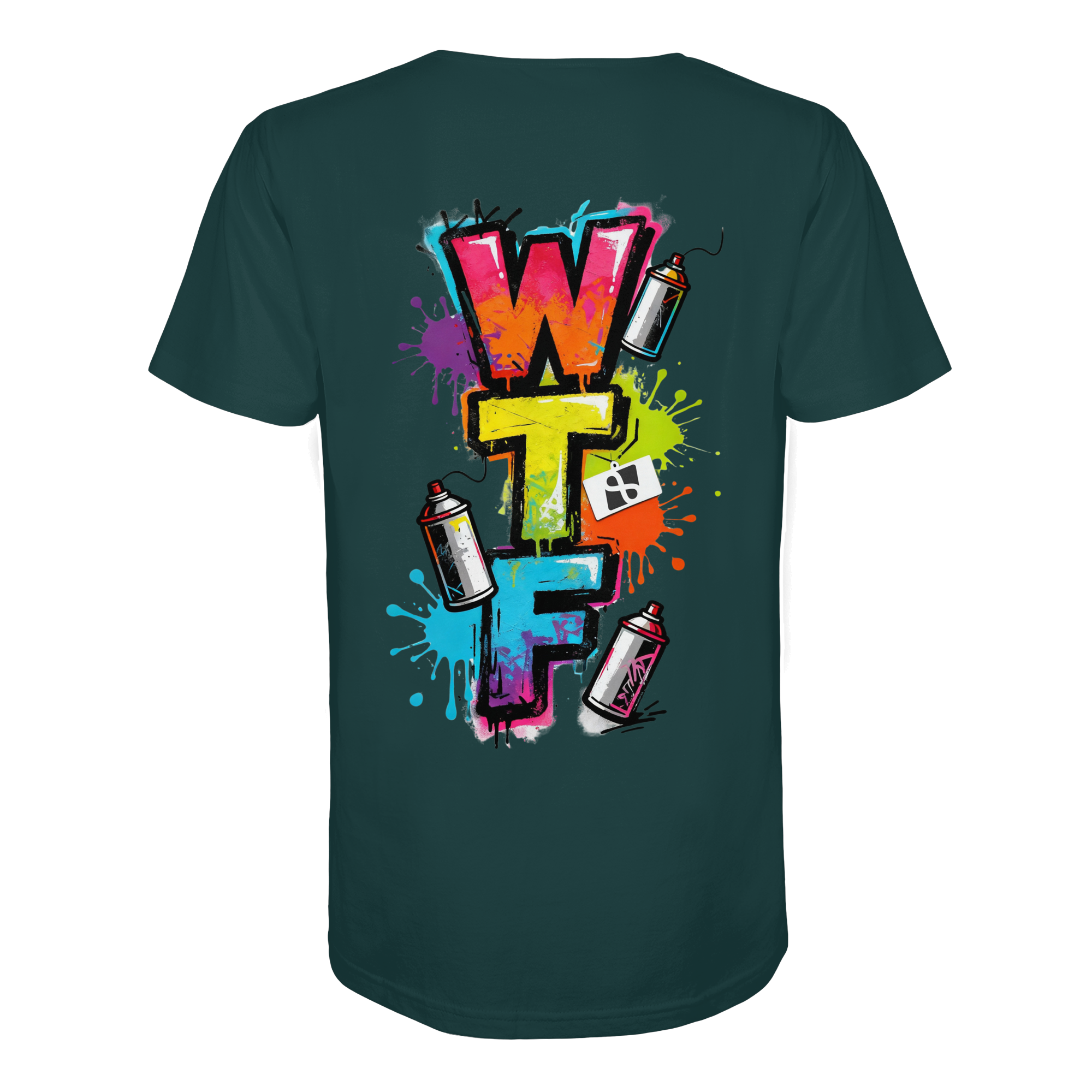 WTF - "Wear The Fair" Print mit besticktem Emblem - Organic Shirt