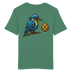 Tannenhäher mit Zirbelnuss + Emblem Stick - Organic Shirt
