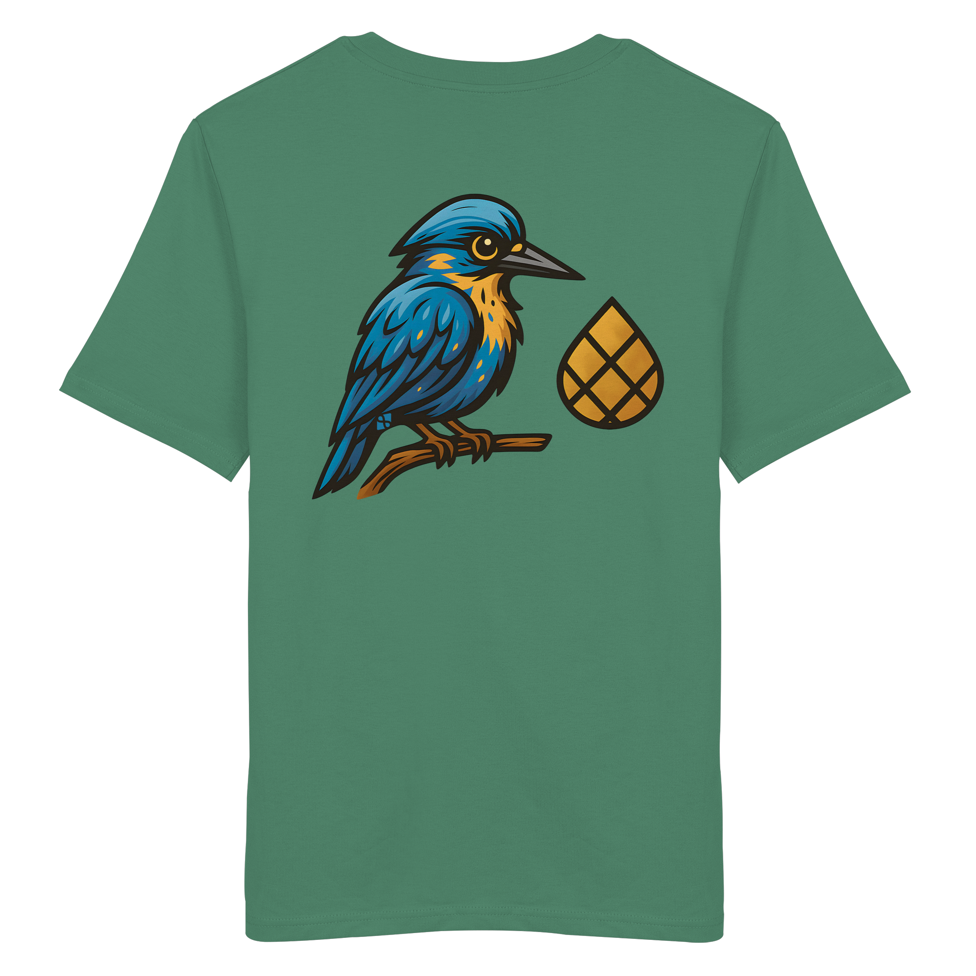 Tannenhäher mit Zirbelnuss + Emblem Stick - Organic Shirt