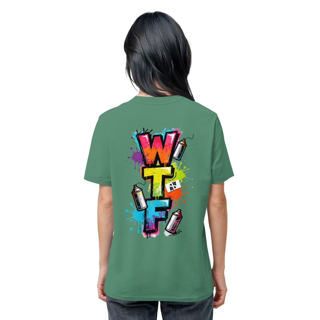 WTF - "Wear The Fair" Print mit besticktem Emblem - Organic Shirt
