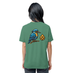 Tannenhäher mit Zirbelnuss + Emblem Stick - Organic Shirt