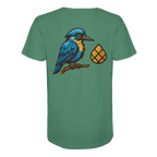 Tannenhäher mit Zirbelnuss + Emblem Stick - Organic Shirt