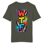 WTF - "Wear The Fair" Print mit besticktem Emblem - Organic Shirt